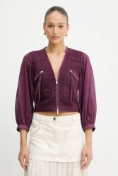 PINKO pamut ing - burgundia 36