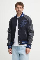 Tommy Hilfiger rövid kabát férfi, sötétkék, téli, MW0MW37735 - sötétkék L