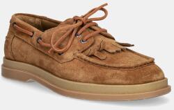 HUGO velúr mokaszin Chaol barna, férfi, 50536224 - barna Férfi 46