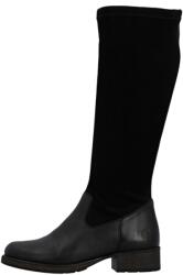 RIEKER Cizme dama, Rieker, Z9551-00-Negru, casual, piele intoarsa, lungi, cu toc, negru (Marime: 38)