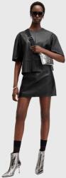 AllSaints bőr szoknya RENAI - fekete 36