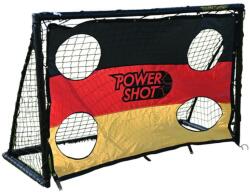 POWER SHOT Fekete focikapu (1, 8 x 1, 2m) + lövőfal Németország 180 CM fekete|sárga|vörös