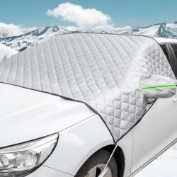 Autolife Szélvédőtakaró ponyva tükör védelemmel és mágneses rögzítéssel 145x118cm Autolife 68366