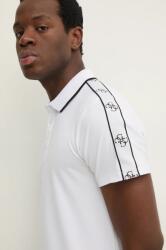 Guess poló fehér, férfi, sima, M4YP40. KARS0 - fehér XL