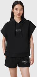 AllSaints felső SORRI fekete, nyomott mintás, kapucnis, W093JC - fekete S