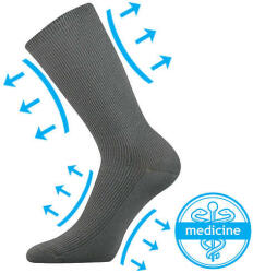 Lonka zokni Oregan szürke 1 pár 43-46 108562 (108562)