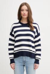 Benetton pamut pulóver női, sötétkék, 1494E10CW - sötétkék M