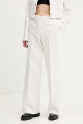 HUGO nadrág női, bézs, magas derekú egyenes, 50538128 - bézs 36