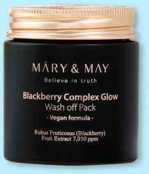 Mary & May Mască iluminatoare cu complex de mure Blackberry Complex Glow Wash Off Pack - 125 g Masca de fata