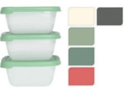  Family tároló doboz szett 3DB-OS 250ML 5F. SZÍN