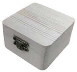  Family doboz fa natúr 8x8x4, 5cm