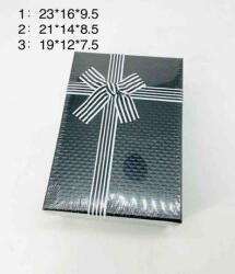  Family díszdoboz szett 3r. nagy: 23x16x9, 5cm fekete