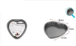 Family Collection sütőforma szív alakú 27, 5X26, 5X4, 5cm