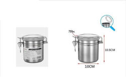  Family tároló tégely csatos fedőve 10X10, 5cm 750ml