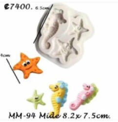 Family Collection marcipán/fondant mintázó 'tengeri csillagok és tengericsikók