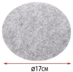  Family alátét kerek 17cm világosszürke 4db-os