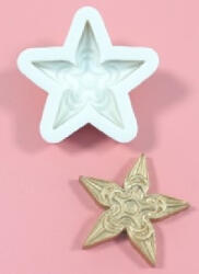 Family Collection marcipán/fondant mintázó 'csillag' 60x78x13mm