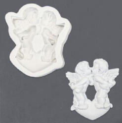 Family Collection marcipán/fondant mintázó 'csókolozó angyalkák