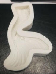 Family Collection marcipán/fondant mintázó 'sellőuszony iii. ' 76x117x23mm