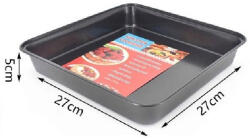 Family Collection tepsi 5x27x27cm négyzet alakú fém