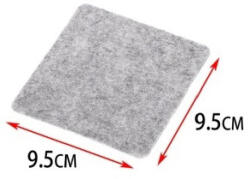  Family alátét 9, 5X9, 5cm vilagosszürke 4db-os