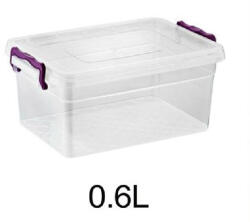  Family tároló doboz csatos műa. 0, 6l
