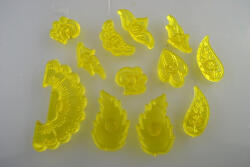 Family Collection marcipán/fondant mintázó többrészes műa. virágos ornamentika