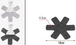  Family edényalátét hatszögletű átm: 18cm fekete