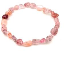 R. M. ékszer Eperkvarc pebble karkötő AB 6-10mm (058263)