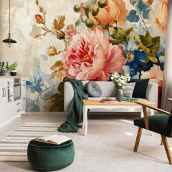 Consalnet Nagy színes virágmintás fotótapéta 400x280cm