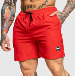 Iron Aesthetics Férfi úszóshort Iron Aesthetics Boardwalk, piros: 3XL Piros