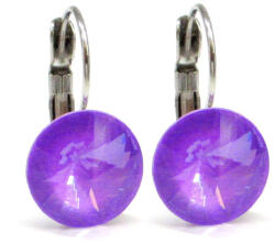 DIANA 12 mm-es fülbevaló (violet ignite) (2025072102)