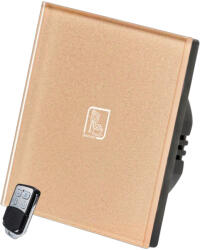 Smarthugo 1 Körös Arany RF Váltó Villanykapcsoló Cipő mintás gombbal (sh110201)