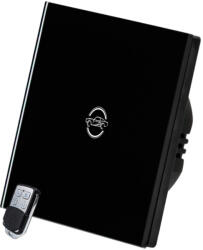 Smarthugo 1 Körös Fekete RF Váltó Villanykapcsoló Autó mintás gombbal (sh110201)