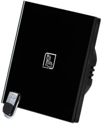 Smarthugo 1 Körös Fekete RF Váltó Villanykapcsoló Cipő mintás gombbal (sh110201)