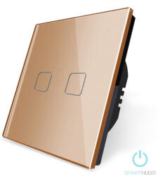 Smarthugo 2 Körös Arany Dimmer Villanykapcsoló Budapest mintás gombbal