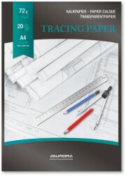 Aurora Hartie calc A4 - 210 x 297mm, 20 file - 72g/mp, AURORA Raphael (CA20)