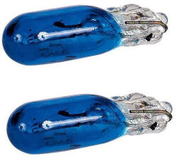  Műszerfal T5 foglalatú izzó 12V kék - párban - HDT5PBL (AL-HDT5PBL)