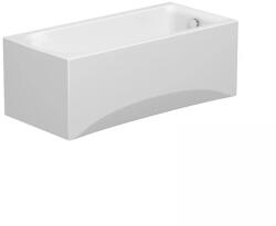 Cersanit Cada baie dreptunghiulara 160x75 cm, alba, din acril, cu picioare reglabile, Cersanit City (S301-335)