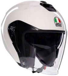 AGV Irides Mono Materia Alb Casca Moto Jet ECE 22.06 1500gr cu Sunvisor 2118469001003 (2118469001003)