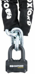 Oxford Nemesis Lanț antifurt motocicletă cu lungime 200cm Negru Culoare LK474 (LK474)