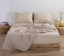 Nef-Nef Homeware Cearșaf King Size cu Elastic 180x200+35cm. Basic 024424 Bej (024424)