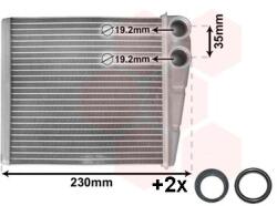 VAN WEZEL Výmenník tepla vnútorného kúrenia VAN WEZEL 58006229 (58006229)