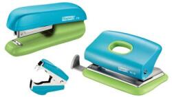 Rapid Set capsator perforator si decapsator albastru verde metalic10 coli Rapid (RA5000370)