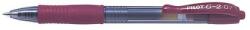 Pilot Set 12 rollere cu gel Pilot G-2 Plus diverse culori 0.7 mm cu click rosu inchis (PBL-G2-7DR-P)