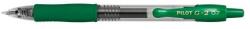 Pilot Set 12 rollere cu gel Pilot G-2 Plus diverse culori 0.7 mm cu click verde (PBL-G2-7G-P)