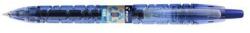 Pilot Set 10 rollere cu gel Pilot B2P Plus diverse culori 0.7 mm cu click albastru (PBL-B2P-7L-BG-P)