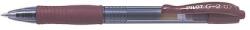 Pilot Set 12 rollere cu gel Pilot G-2 Pilot diverse culori 0.7 mm cu click caramel (PBL-G2-7CA-P)