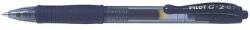 Pilot Set 12 rollere cu gel Pilot G-2 Plus diverse culori 0.7 mm cu click albastru inchis (PBL-G2-7BB-P)