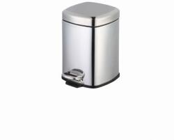 PLASTOR Cos de gunoi patrat din inox cu pedala 20 l (PL38728) - dacris Cos de gunoi